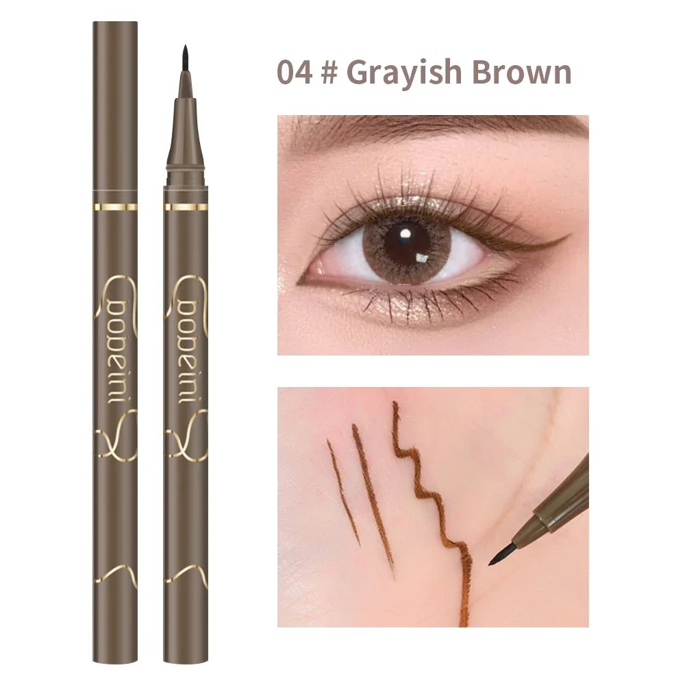 Waterproof Quick Dry Liquid Eyeliner Pen Lasting Lying Silkworm Eyeliner Pencil Ultra-fine Matte Black Brown Beauty Eyes Makeup Waterproof Quick Dry Liquid Eyeliner Pen Lasting Lying Silkworm Eyeliner Pencil Ultra-fine Matte Black Brown Beauty Eyes Makeup