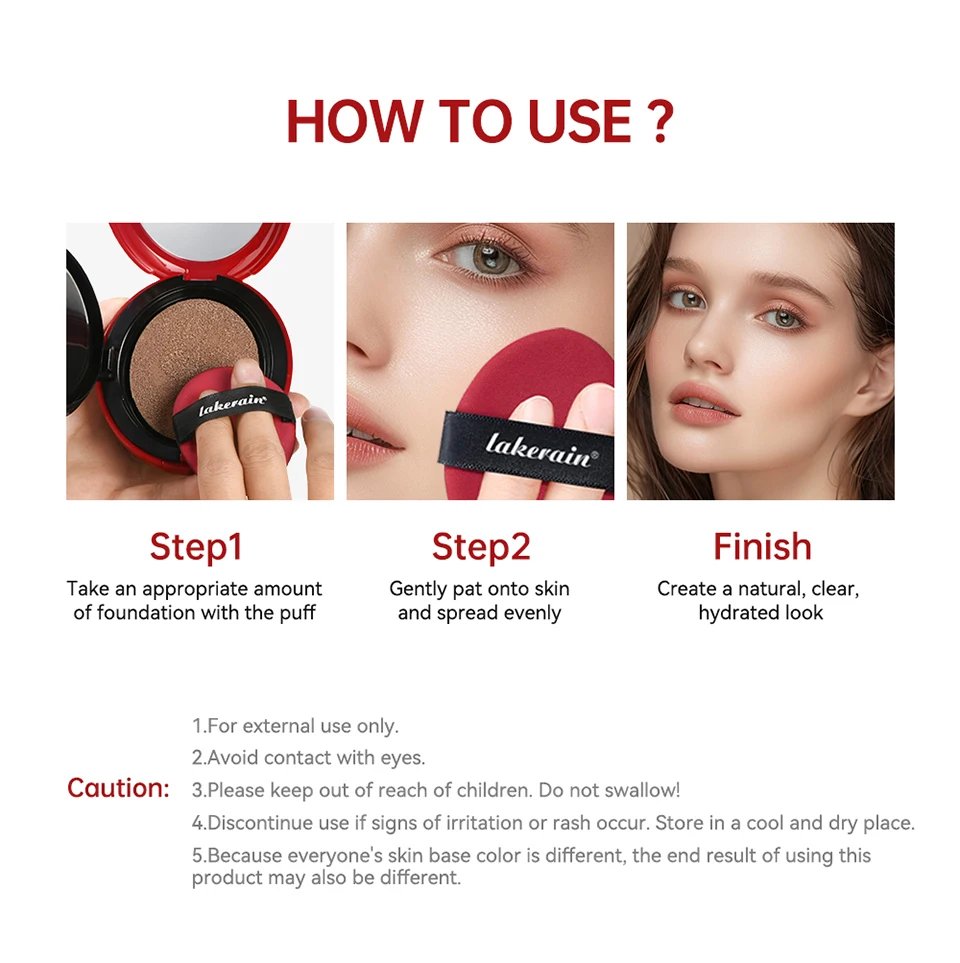 TIRTIR Cushion Foundation Sunscreen Waterproof Long-lasting Brighten Foundation Cream Women Base Makeup Face Korean Cosmetics TIRTIR Cushion Foundation Sunscreen Waterproof Long-lasting Brighten Foundation Cream Women Base Makeup Face Korean Cosmetics