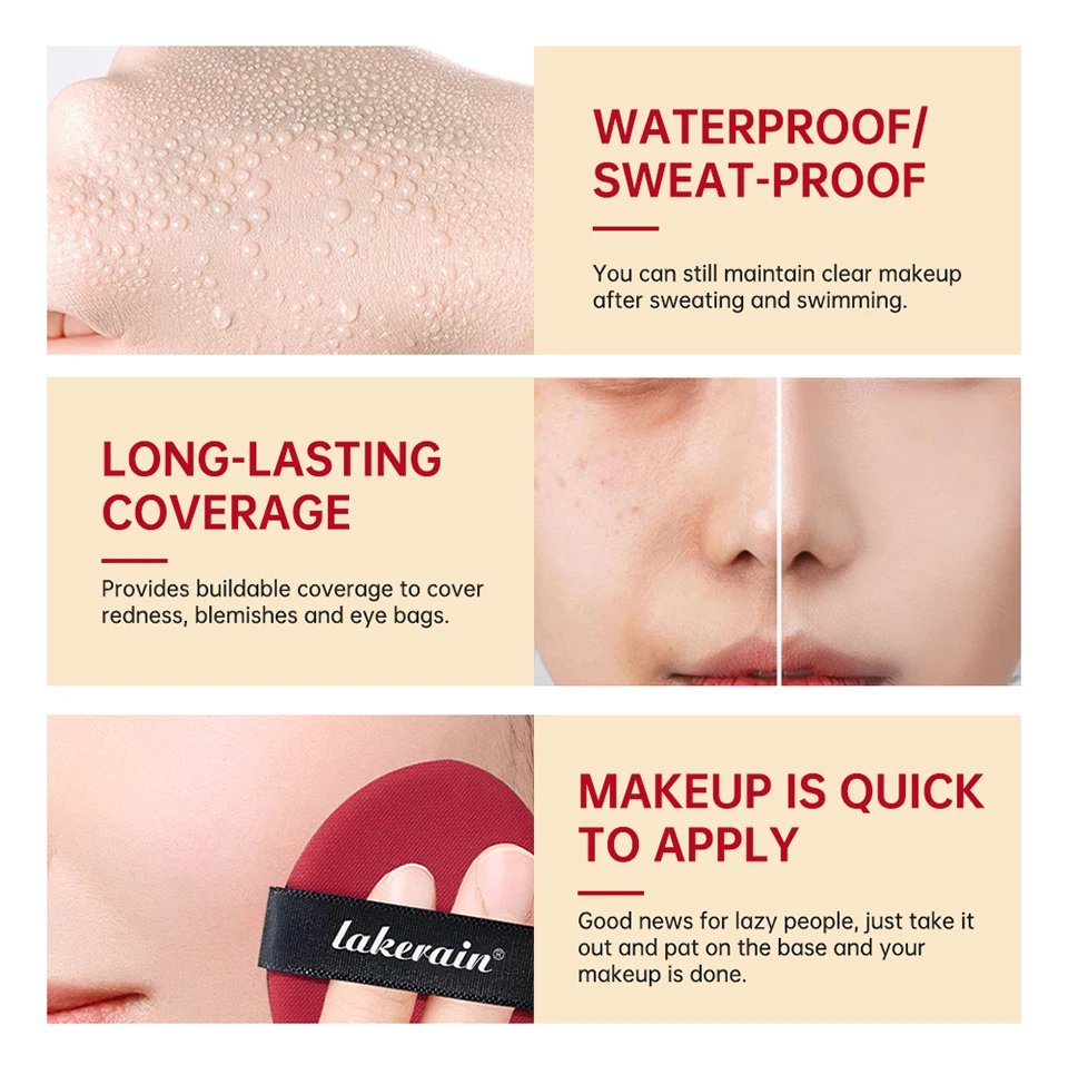 TIRTIR Cushion Foundation Sunscreen Waterproof Long-lasting Brighten Foundation Cream Women Base Makeup Face Korean Cosmetics TIRTIR Cushion Foundation Sunscreen Waterproof Long-lasting Brighten Foundation Cream Women Base Makeup Face Korean Cosmetics