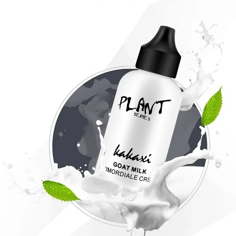 Full Coverage Foundation Makeup Lasting Waterproof Goat Milk Liquid Primordiale Cream Cover Acne Female Makeup Korean Cosmetics