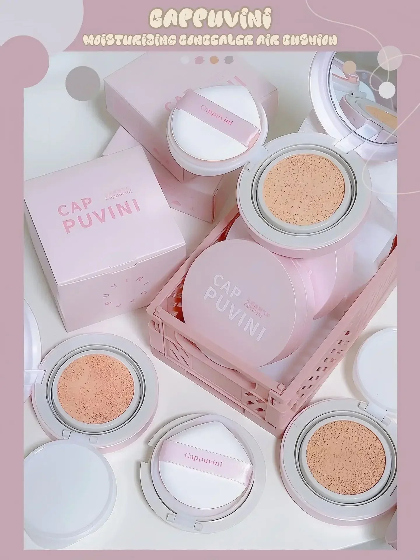 Magic Foundation Air Cushion CC Cream Waterproof Matte Brighten Foundation Concealer Women Base Makeup Face Korean Cosmetic 