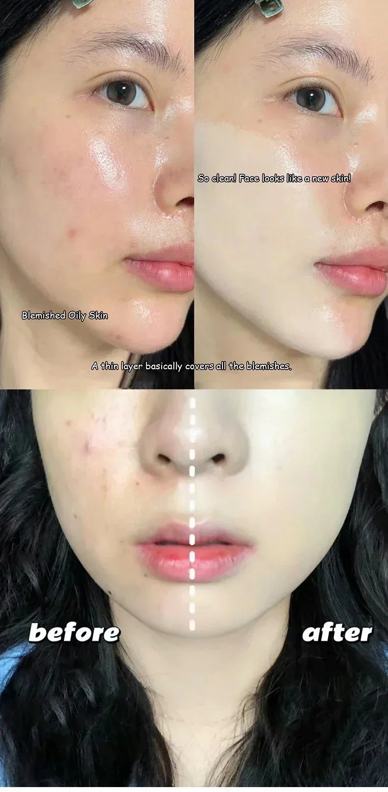 Magic Foundation Air Cushion CC Cream Waterproof Matte Brighten Foundation Concealer Women Base Makeup Face Korean Cosmetic 