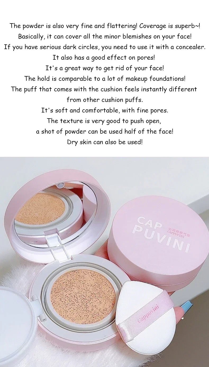 Magic Foundation Air Cushion CC Cream Waterproof Matte Brighten Foundation Concealer Women Base Makeup Face Korean Cosmetic 