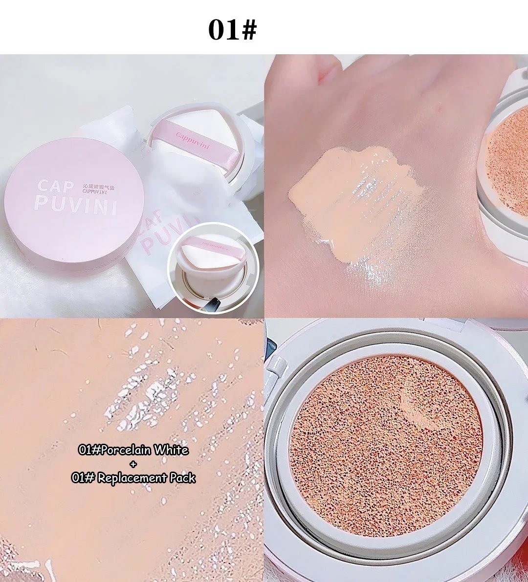 Magic Foundation Air Cushion CC Cream Waterproof Matte Brighten Foundation Concealer Women Base Makeup Face Korean Cosmetic 