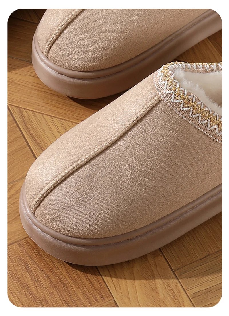Home Soft Plush Slippers Women Winter Thick Bottom Non-Slip Home Cotton Shoes Woman Slides Plus Size 45 Warm Couple Slippers Home Soft Plush Slippers Women Winter Thick Bottom Non-Slip Home Cotton Shoes Woman Slides Plus Size 45 Warm Couple Slippers