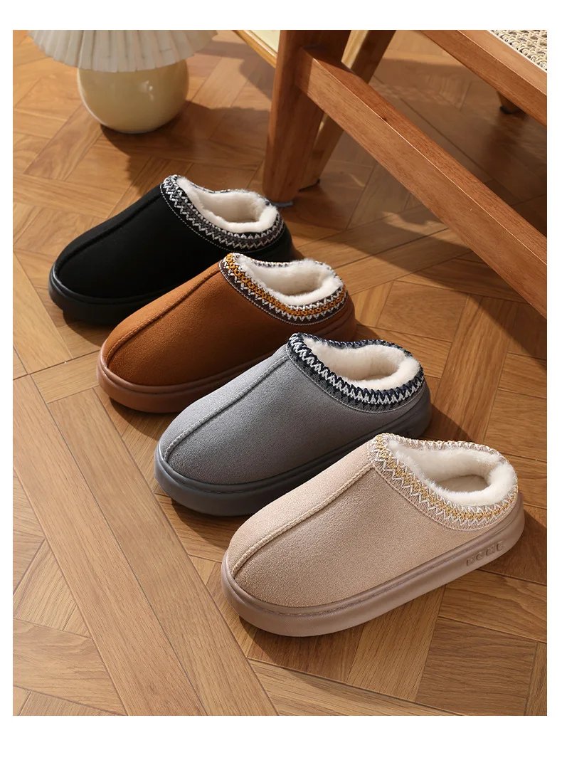New Fluffy Slippers Women House Flats Fashion Plush Winter Designer Shoes Ladies Home Elegant Casual Footwear Large Size 31 New Fluffy Slippers Women House Flats Fashion Plush Winter Designer Shoes Ladies Home Elegant Casual Footwear Large Size 31