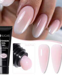 UR SUGAR 15ml Extension Nail Gel Polish Camouflage Nude Pink Semi Permanent UV Hard Gel Nails Finger Prolong Acrylic Varnish