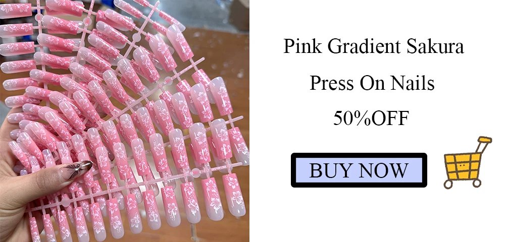 24Pcs Sanrio Blue Cinnamoroll Fake Nails Cute Anime Cartoon Kuromi My Melody press on False nails Fashion Nail Patches for Girls