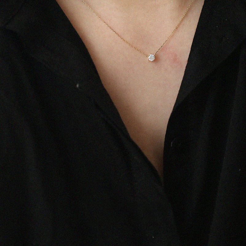 Jkeli 925 Sterling Silver 18k Gold Plated Necklace Single Sparkling Zircon Clavicle Chain for Women Wedding Jewelry collares Jkeli 925 Sterling Silver 18k Gold Plated Necklace Single Sparkling Zircon Clavicle Chain for Women Wedding Jewelry collares