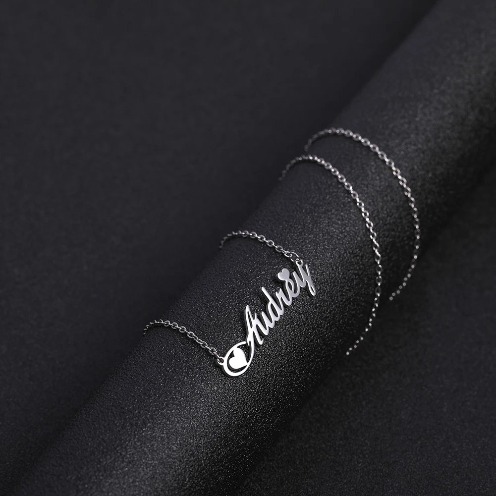 Sipuris Unique Custom Name Letter Pendant Necklace Personalized Heart Stainless Steel Necklaces For Women Jewelry Gifts 2022 Sipuris Unique Custom Name Letter Pendant Necklace Personalized Heart Stainless Steel Necklaces For Women Jewelry Gifts 2022
