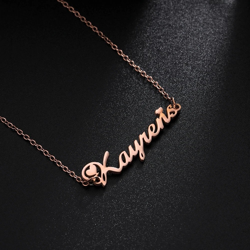 Sipuris Unique Custom Name Letter Pendant Necklace Personalized Heart Stainless Steel Necklaces For Women Jewelry Gifts 2022 Sipuris Unique Custom Name Letter Pendant Necklace Personalized Heart Stainless Steel Necklaces For Women Jewelry Gifts 2022