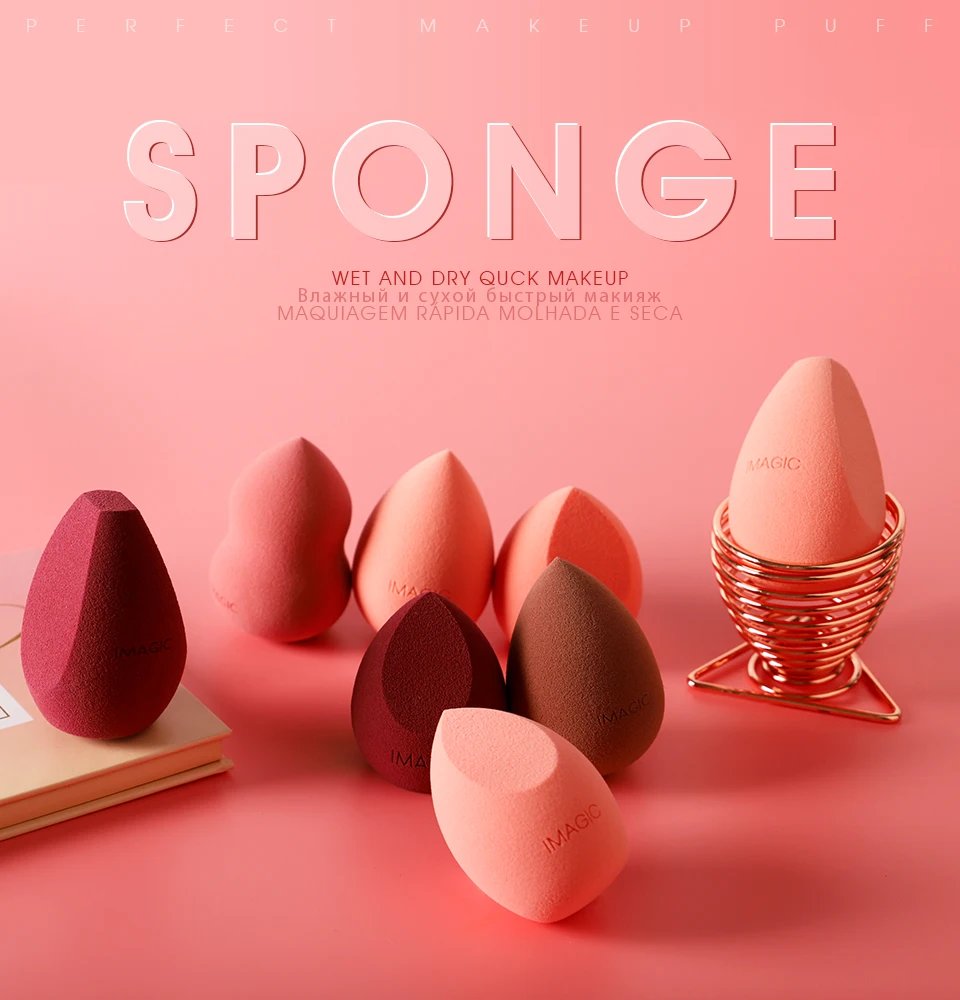 IMAGIC Makeup Sponge Puff Professional Cosmetic Puff For Foundation Beauty Cosmetic make up sponge Puff