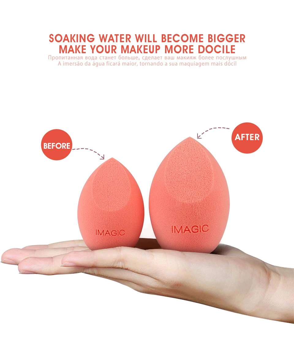 IMAGIC Makeup Sponge Puff Professional Cosmetic Puff For Foundation Beauty Cosmetic make up sponge Puff