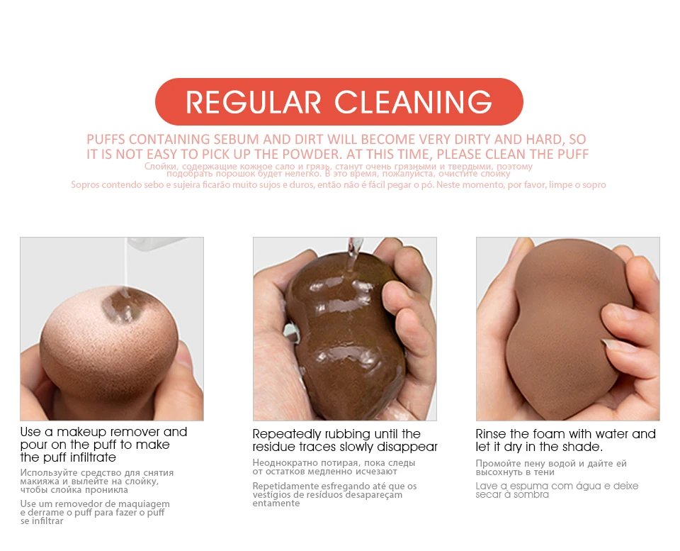 IMAGIC Makeup Sponge Puff Professional Cosmetic Puff For Foundation Beauty Cosmetic make up sponge Puff