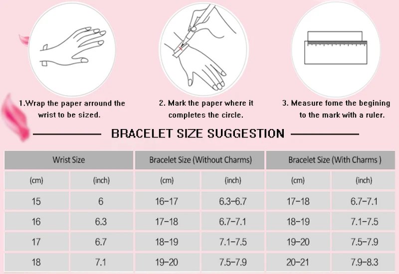 BAOPN European Pink Heart To Heart Beads Charm Bracelets For Women Fit Brand Bracelet & Bangle Couple Jewelry