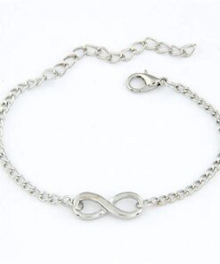 Alternative view of L117 Fashion Pulseras Bijoux New Women 8 Infinity Bracelet For Men Jewelry Girl Gift Charm Bangles Pulseiras
