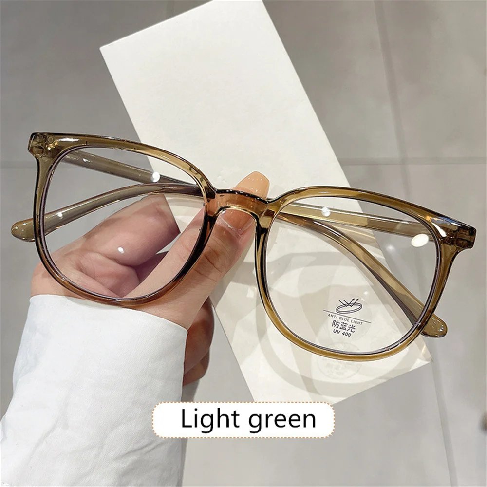 Retro Square Glasses Ultra-light Transparent Frame Eyewear Anti-blue Light Flat Glasses Korean Popular Decoration Eyeglasses Retro Square Glasses Ultra-light Transparent Frame Eyewear Anti-blue Light Flat Glasses Korean Popular Decoration Eyeglasses