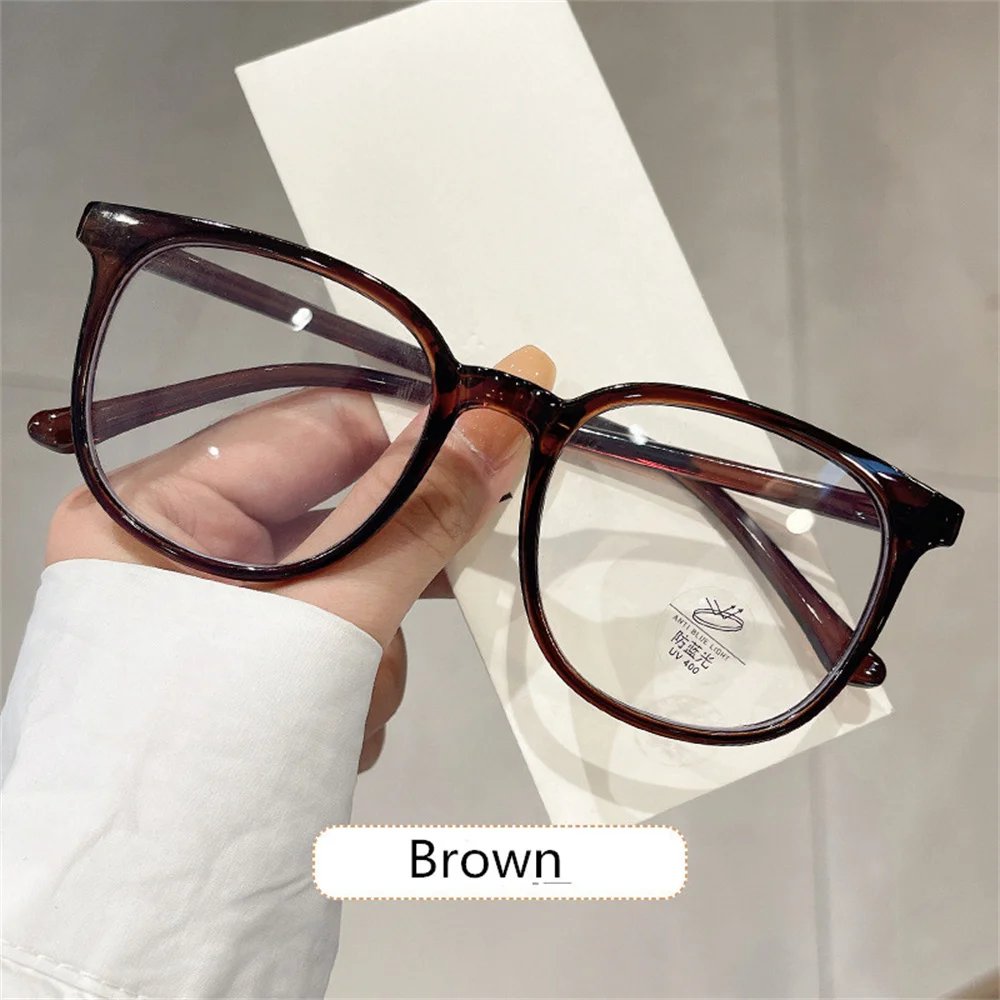 Retro Square Glasses Ultra-light Transparent Frame Eyewear Anti-blue Light Flat Glasses Korean Popular Decoration Eyeglasses Retro Square Glasses Ultra-light Transparent Frame Eyewear Anti-blue Light Flat Glasses Korean Popular Decoration Eyeglasses