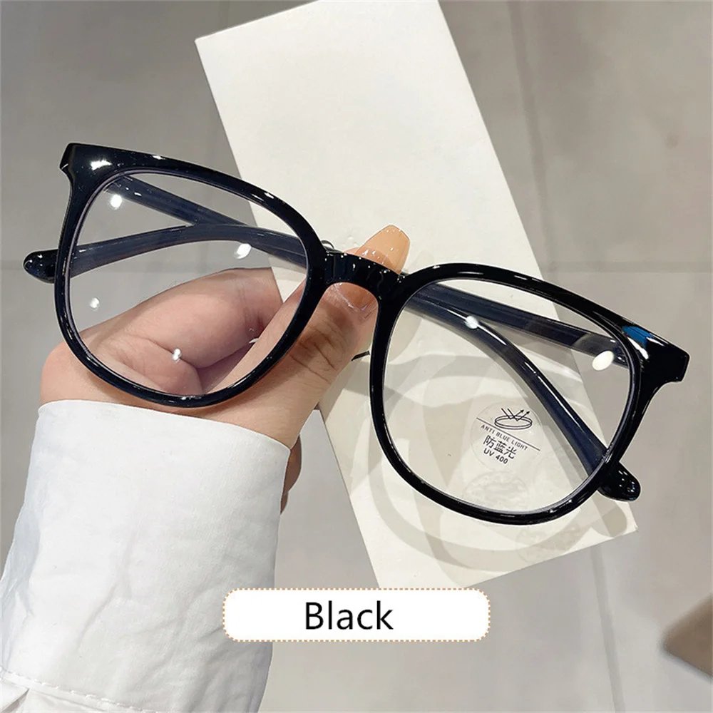 Retro Square Glasses Ultra-light Transparent Frame Eyewear Anti-blue Light Flat Glasses Korean Popular Decoration Eyeglasses Retro Square Glasses Ultra-light Transparent Frame Eyewear Anti-blue Light Flat Glasses Korean Popular Decoration Eyeglasses