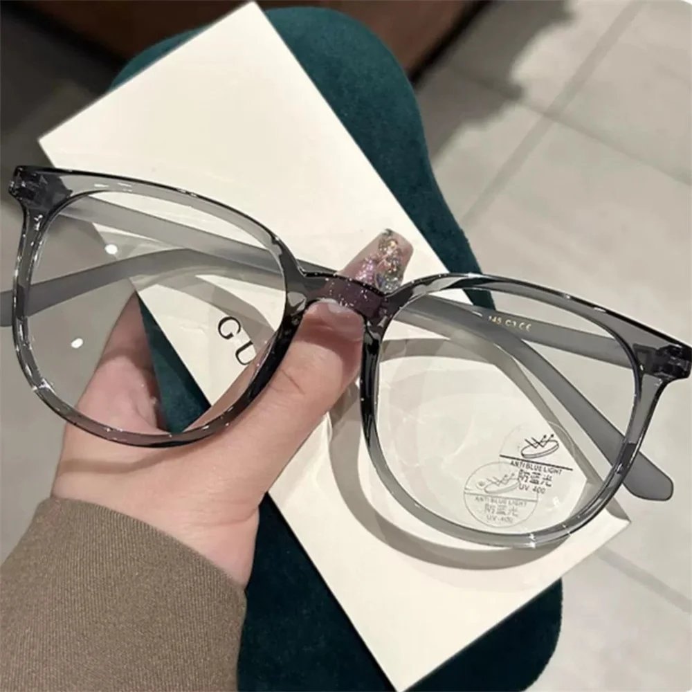 Fashion Anti-blue Light Glasses for Men Women Casual Retro Ultra-light Transparent Big Frame Computer Reading Flat Glasses Fashion Anti-blue Light Glasses for Men Women Casual Retro Ultra-light Transparent Big Frame Computer Reading Flat Glasses