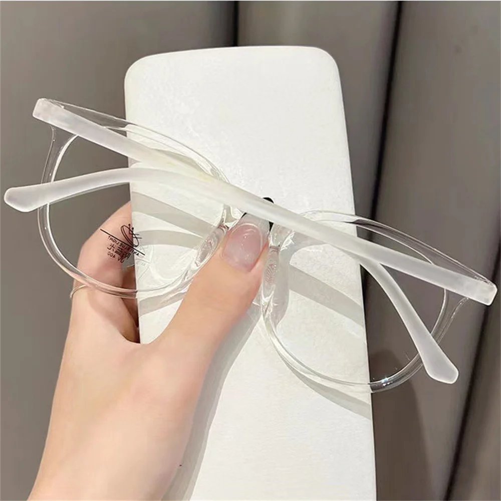 Fashion Anti-blue Light Glasses for Men Women Casual Retro Ultra-light Transparent Big Frame Computer Reading Flat Glasses Fashion Anti-blue Light Glasses for Men Women Casual Retro Ultra-light Transparent Big Frame Computer Reading Flat Glasses