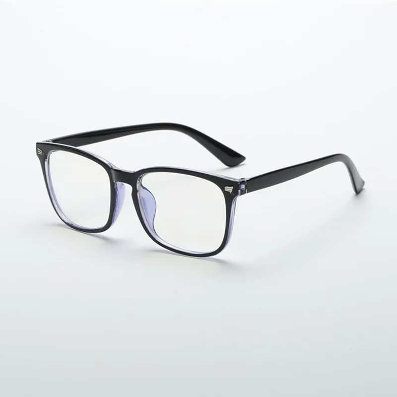 Fashion unisex Square glasses plain glasses full frame glasses for men and women radiation protection Optical glasses Fashion unisex Square glasses plain glasses full frame glasses for men and women radiation protection Optical glasses