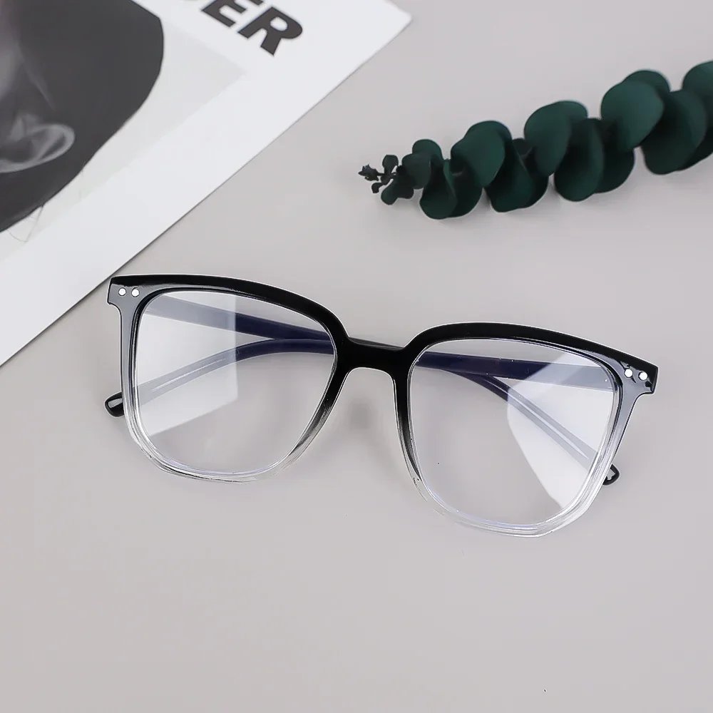 Fashion Anti Blue Light Glasses Men Computer Women Eyeglass Fashion Optical Plain Frame Spectacles Transparent Blocking Glasses