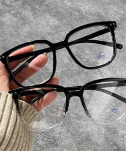 2024 New Round Eyewear Transparent Computer Glasses Frame Women Men Anti Blue Light Blocking Glasses Optical Spectacle Eyeglass