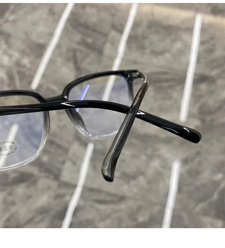 Transparent Light Frame Anti Blue Glasses Black Optical Glasse Women Men Square Eyewear Blocking Eyeglasse Spectacle Eyeglasses