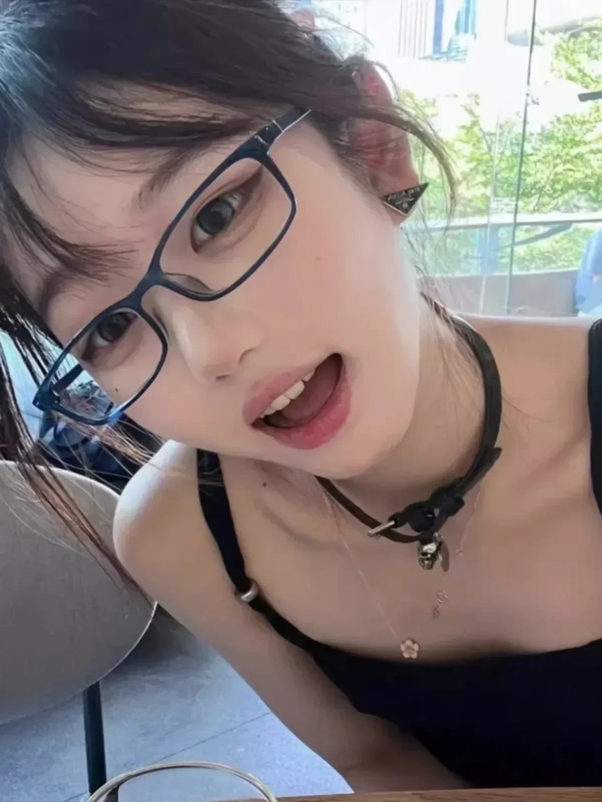 Japanese Korean Small Square Frame Glasses Women Retro Harajuku Eyeglasses Clear Reading Spectacle Blue Light Blocking Eyewears