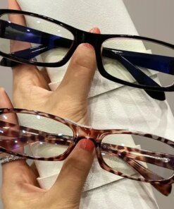 Japanese Korean Small Square Frame Glasses Women Retro Harajuku Eyeglasses Clear Reading Spectacle Blue Light Blocking Eyewears