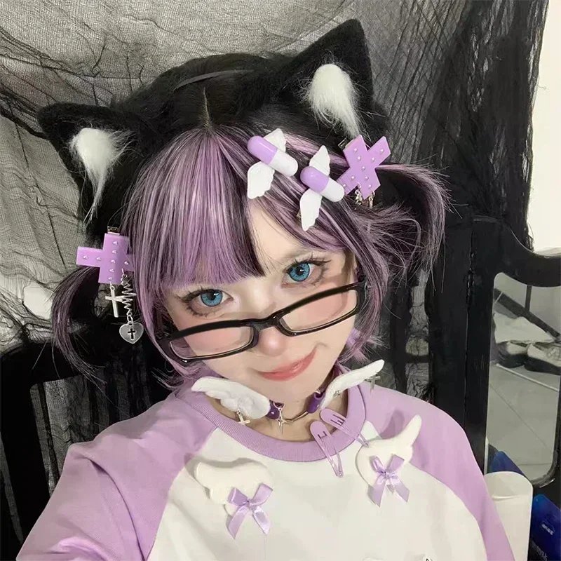 Japanese Korean Small Square Frame Glasses Women Retro Harajuku Eyeglasses Clear Reading Spectacle Blue Light Blocking Eyewears