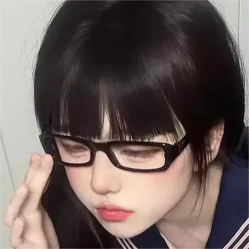 Japanese Korean Small Square Frame Glasses Women Retro Harajuku Eyeglasses Clear Reading Spectacle Blue Light Blocking Eyewears