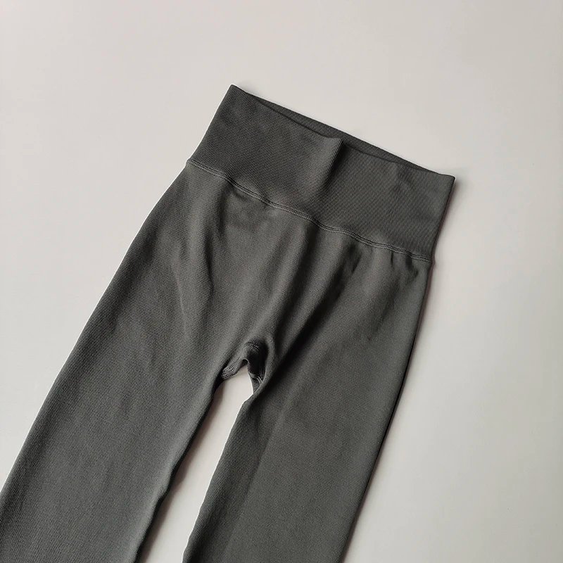 High Waisted Compression Without Awkward Lines Micro Flared Yoga Outdoor Wear Seamless Elastic Fitness Pants Lifting Leggings High Waisted Compression Without Awkward Lines Micro Flared Yoga Outdoor Wear Seamless Elastic Fitness Pants Lifting Leggings