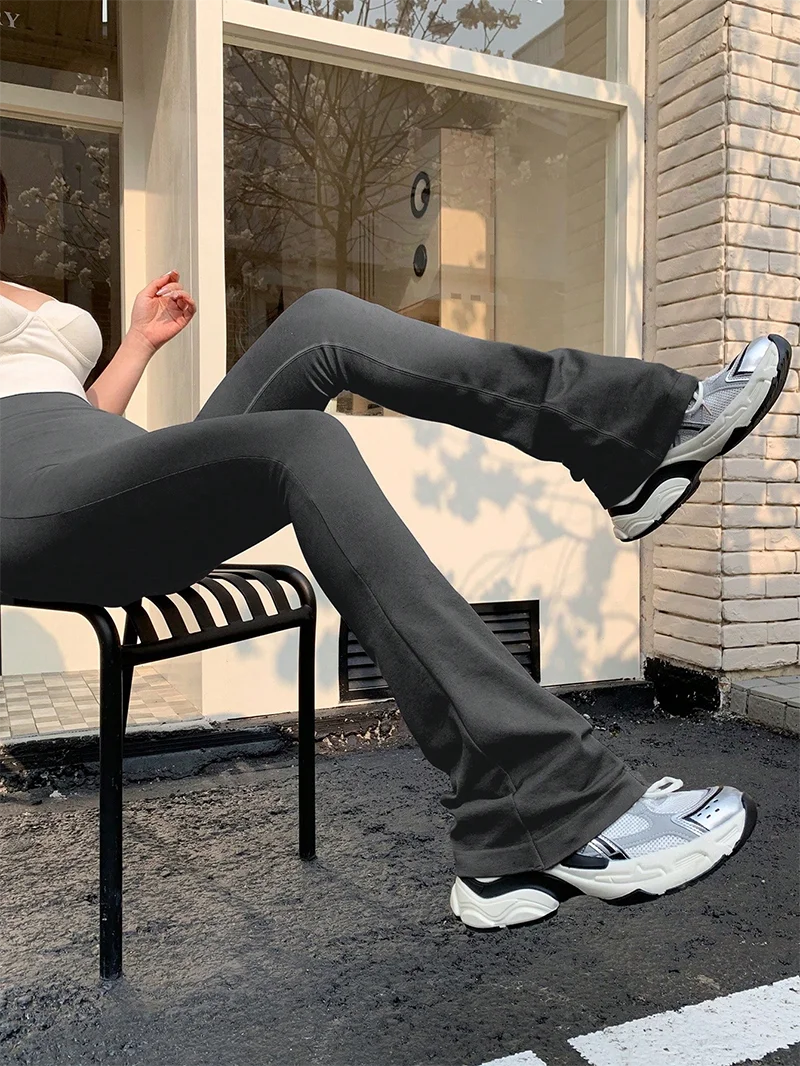 High Waisted Compression Without Awkward Lines Micro Flared Yoga Outdoor Wear Seamless Elastic Fitness Pants Lifting Leggings High Waisted Compression Without Awkward Lines Micro Flared Yoga Outdoor Wear Seamless Elastic Fitness Pants Lifting Leggings