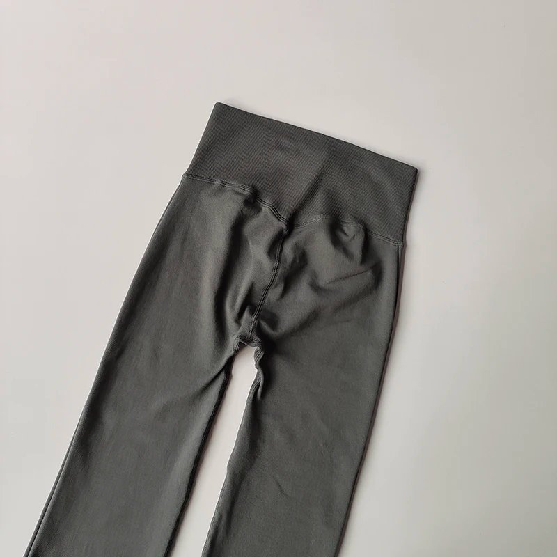 High Waisted Compression Without Awkward Lines Micro Flared Yoga Outdoor Wear Seamless Elastic Fitness Pants Lifting Leggings High Waisted Compression Without Awkward Lines Micro Flared Yoga Outdoor Wear Seamless Elastic Fitness Pants Lifting Leggings