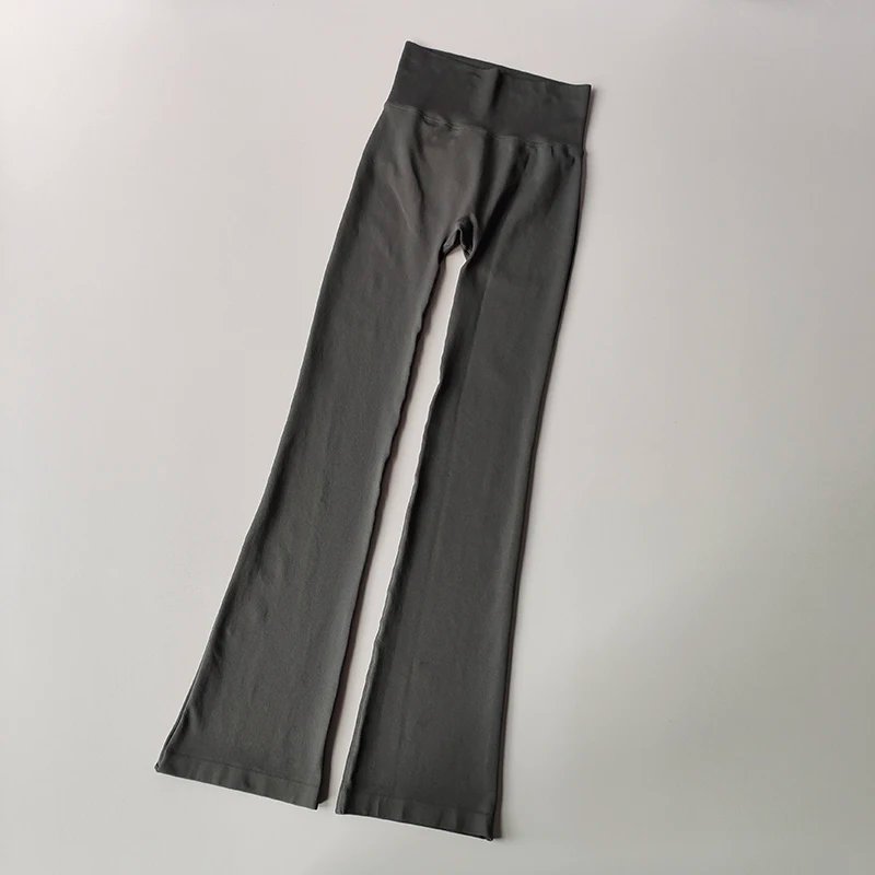 High Waisted Compression Without Awkward Lines Micro Flared Yoga Outdoor Wear Seamless Elastic Fitness Pants Lifting Leggings High Waisted Compression Without Awkward Lines Micro Flared Yoga Outdoor Wear Seamless Elastic Fitness Pants Lifting Leggings