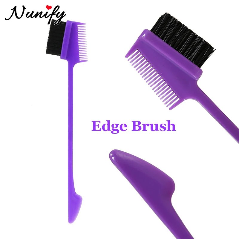 1 Pieces Hair Styling Comb Professional Edge Control Brush For Women White Hair Brushes For Slick Ponytail Three Function In One 1 Pieces Hair Styling Comb Professional Edge Control Brush For Women White Hair Brushes For Slick Ponytail Three Function In One