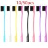 10/20/50pcs Double-sided Edge Control Hair Comb Hair Styling Wholesale Baby Hair Brushes Eyebrow Combing Makeup Tool