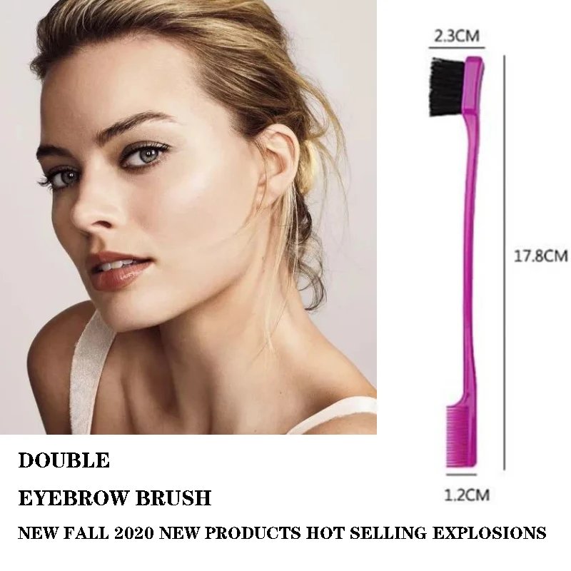 10/20/50pcs Double-sided Edge Control Hair Comb Hair Styling Wholesale Baby Hair Brushes Eyebrow Combing Makeup Tool 10/20/50pcs Double-sided Edge Control Hair Comb Hair Styling Wholesale Baby Hair Brushes Eyebrow Combing Makeup Tool