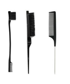 Alternative view of 3pcs/lot Double Sided Edge Control Hair Comb Hair Styling Hair Brush Accessories New Brush Comb Styling Partition Comb