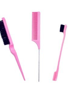 3pcs/lot Double Sided Edge Control Hair Comb Hair Styling Hair Brush Accessories New Brush Comb Styling Partition Comb