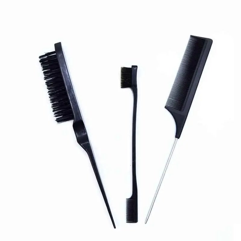 3pcs/lot Double Sided Edge Control Hair Comb Hair Styling Hair Brush Accessories New Brush Comb Styling Partition Comb