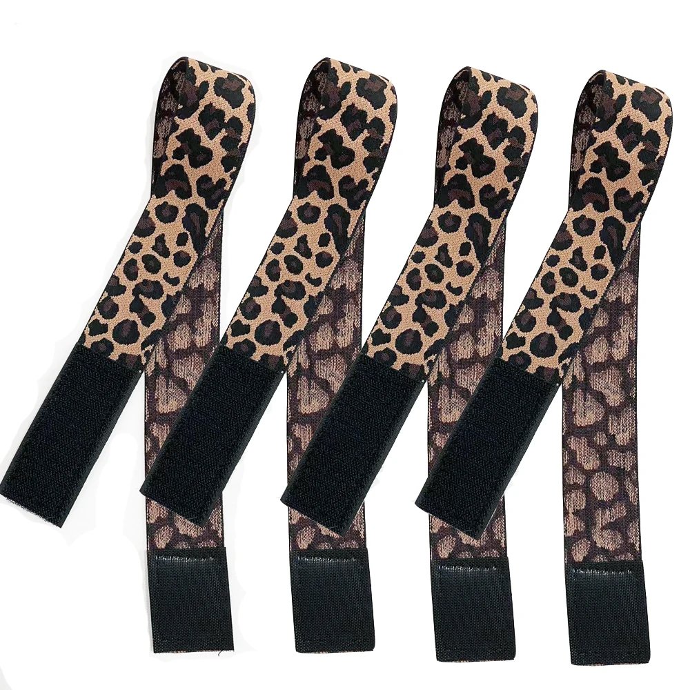 Fashion Hair Elastic Band For Wigs Adjustable Edge Scarf Elastic Headband With MagicTape for Women Lace Wigs