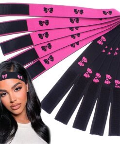 Fashion Hair Elastic Band For Wigs Adjustable Edge Scarf Elastic Headband With MagicTape for Women Lace Wigs
