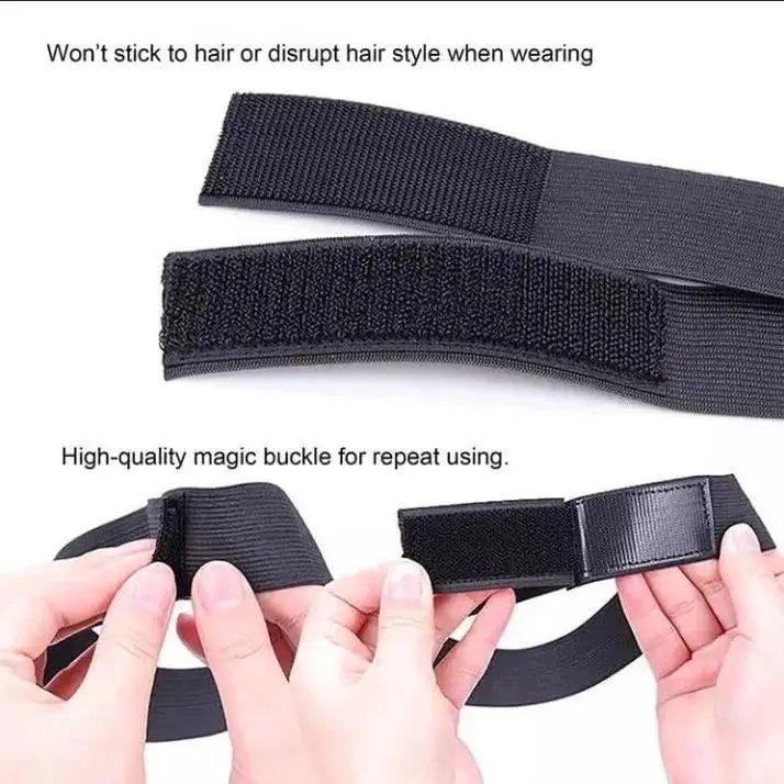 Fashion Hair Elastic Band for Women Lace Wigs Adjustable Edge Scarf Elastic Headband For Wigs 3cmx58cm Wig Accossories