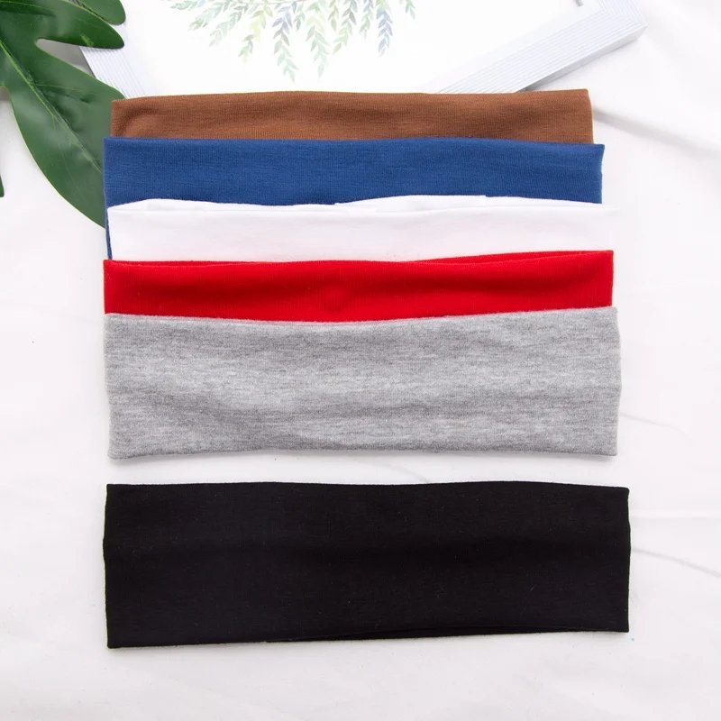Elastic Cotton HairBand Fashion Headbands for Women Men Solid Running Fitness Yoga Hair Bands Stretch Makeup Hair Accessories Elastic Cotton HairBand Fashion Headbands for Women Men Solid Running Fitness Yoga Hair Bands Stretch Makeup Hair Accessories