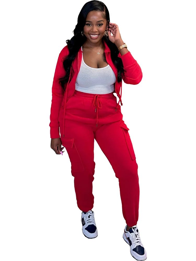 Wmstar Two Piece Outfits for Women Sport Suit Matching Tracksuit Casual Top and Pants Sets Fall Clothes Wholesale Dropshipping