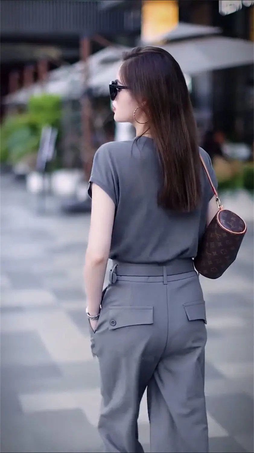 Casual Set for Women's 2024 Summer New Style Commuting Short Sleeved Top+high Waisted Straight Leg Pants Two-piece Set Casual Set for Women's 2024 Summer New Style Commuting Short Sleeved Top+high Waisted Straight Leg Pants Two-piece Set