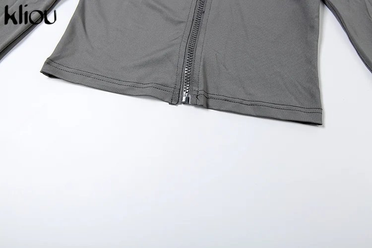 kliou Casual Women 2 Piece Set Classic Tracksuits Solid Long Sleeve Zip-up Hood Tops+Slim Elastic Pants Sporty Concise Outfits kliou Casual Women 2 Piece Set Classic Tracksuits Solid Long Sleeve Zip-up Hood Tops+Slim Elastic Pants Sporty Concise Outfits